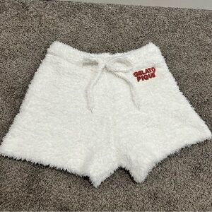 Gelato Pique Animal Crossing Character white fuzzy shorts